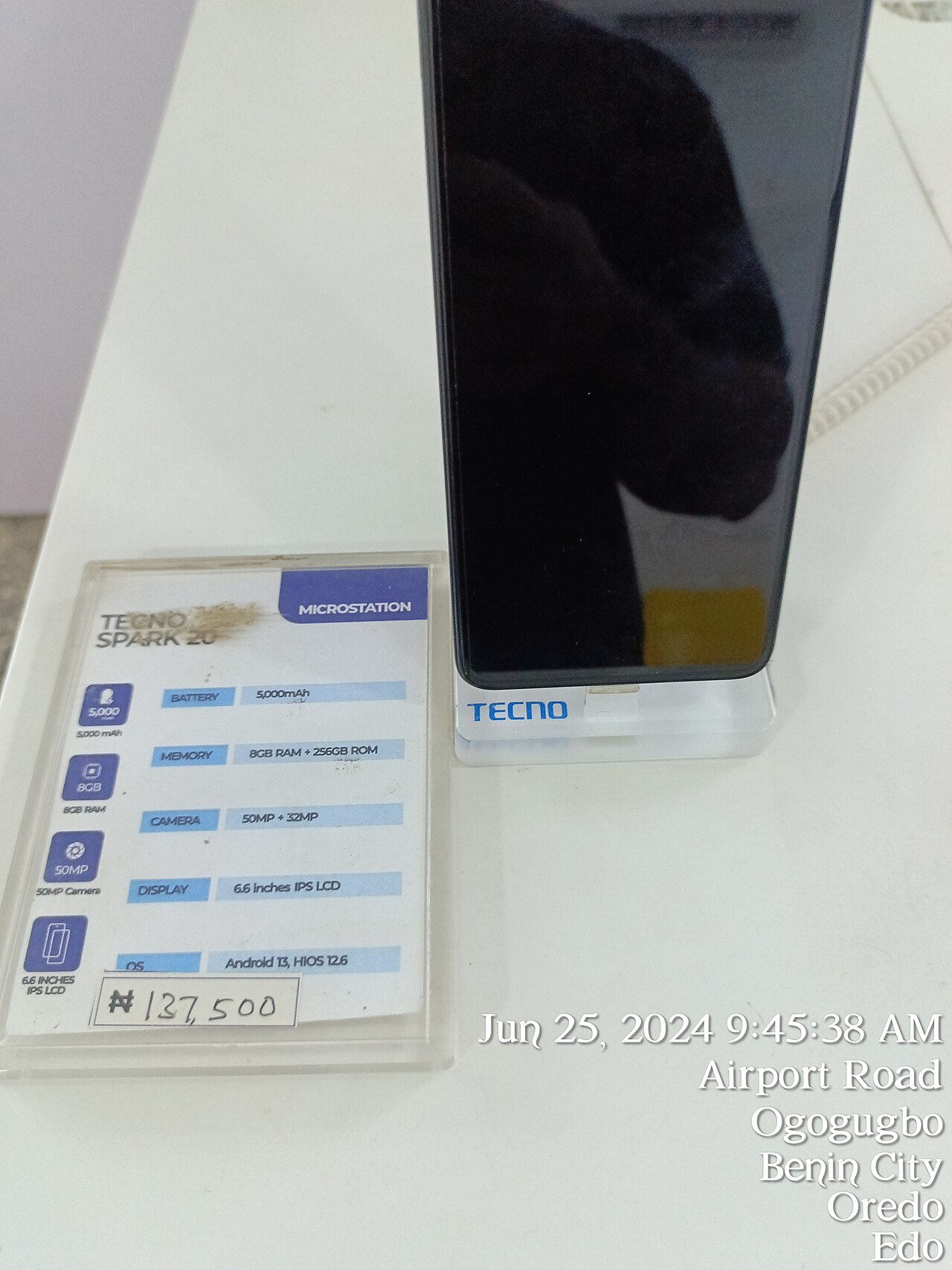 Tecno Spark 50s features
